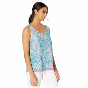 Lilly Pulitzer Florin Double-Layer Reversible Tank
